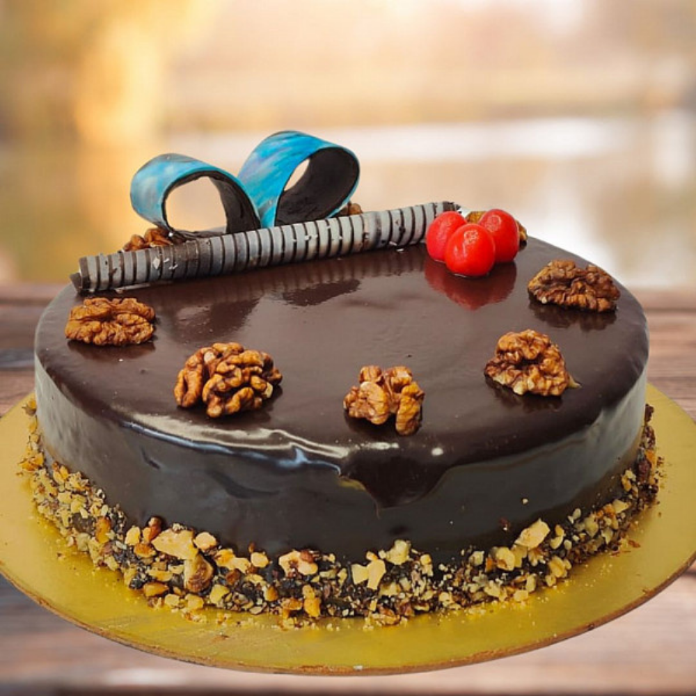 Chocolate Walnut Cake